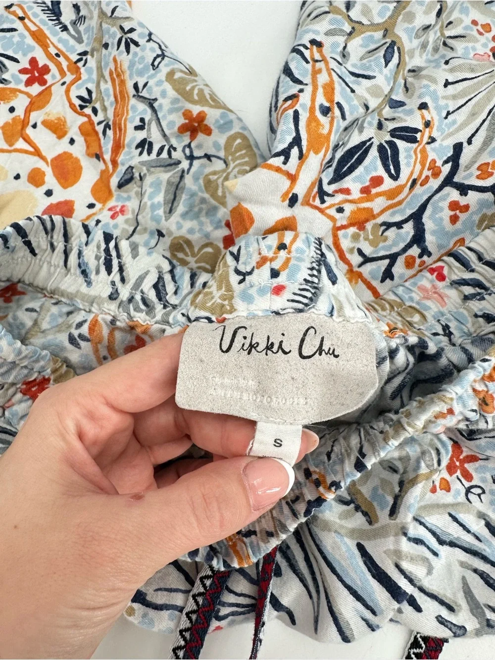 Anthropologie Vikki Chu Pastoral Flannel Sleep Pajama Lounge Pant Small